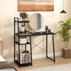 Study Writing Desk 100cm Home Office Computer Desk w/storage-Black