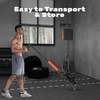 Folding Rowing Machine with LCD Monitor, Hydraulic Rower Machine with 12 Resi...