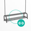 Heavy Duty Clothes Rail Rack Garment Hanging Display Stand Shoes Storage Shelves