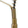 Brush Gold Monobloc Kitchen Sink Mixer Tap with Pull Out Hose Spray Single Lever