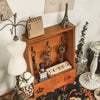 Vintage Wooden Small Cabinet Storage Box Desktop Organizer Unit Display Shelving