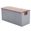 200-600L Outdoor Storage Box Large Patio Garden Deck Container Chest Wheels