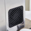 Ice Maker Counter Top for Home Electric Ice Cube Maker with Scoop & Basket Silve