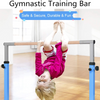 Kids Junior Gymnastic Training Bar Adjustable Horizontal High Bars Home Gym