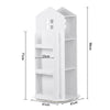 Rotating House Bookcase Storage Rack Bookshelf Kids Bedroom Playroom Shelf UK