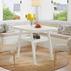 Dining Table for 2 People, 31.5'' Modern Small Kitchen Table with Storage Shelf