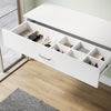 Wall Hanging Dressing Table High Gloss Vanity Makeup Desk with Storage Drawer