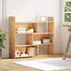 4-Tier Bookshelf with 6 Storage Shelves, Oak Bookcase for Living Room/Office