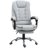 Home Office Chair High Back Computer Chair with Swivel Wheels Light Grey
