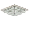 K9 Crystal Chandelier Lamp Square 50cm 48W LED Ceiling Light Pendant Living Room