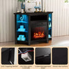 Fireplace TV Stand for TVs up to 50 Inches Electric Fireplace Insert LED Lights