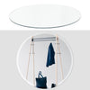 Bathroom Round/Oval Borderless Thin Mirror Washbasin Makeup Mirror Wall Mounted