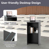 Wooden Standing Desk Lectern Desk Pulpit for Church-Black