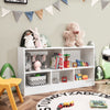 Storage Cube Wooden Bookcase 2 Tier Open Display Shelf Toy Storage Cabinet
