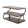 Wooden 3Tier Shoe Rack Storage Shelf Unit Organiser Footwear Stand Door Bathroom
