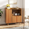 3 Doors Wooden Dining Sideboard Modern Storage Cupboard for Living Room Kitchen