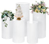 Metal Cylinder Plinth Pedestal Wedding Cake Dessert Flower Display Stand Party