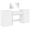 Vopese 4 Piece Dressing Table Set White Engineered Wood Bedroom Furniture D3A6