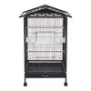 Large Bird Cage Parrot Cage With 4 Wheel Budgie Canary Finch Cockatoo Play Stand