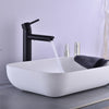 Bathroom Brass Basin Mixer Taps Deck Mounted Hot&Cold Sink Faucet Matte Black,UK