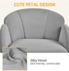 Cute Desk Chair Velvet Computer Office Chair Makeup Vanity Chair Rolling Chair