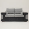 Upholstered Fabric 2 3 Seater Sofa Suite Couch Settee Set Padded Seat Furniture