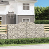 ShCuShan Arched Gabion Baskets 5 pcs 300x50x140/160 Galvanised V2Q4