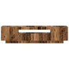 TV Cabinet with LED Lights Old Wood 160x35x40 cm Engineered Wood