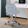 Office Chair Meeting Desk Chair Adjustable Home Vanity Stool 360° Velvet Swivel