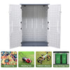 Plastic Garden Storage Shed Outdoor Storage House Tool Shed 130x75x190cm Large