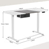Electric Standing Desk Sit to Stand Table Height Adjustable Computer Workstation