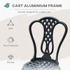 Garden Bistro Set Outdoor Table Chairs Aluminium Patio Lawn Furniture
