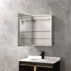 Bathroom Mirror Cabinet With LED Lights Shaver Socket Demister Illuminated 700mm