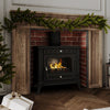 Fireplace Cast Iron Heater Home Logs Burning Flame Effect Living Room Stove 10KW
