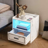 Smart Bedside Table with Adjustable Light Colors & Brightness