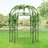 Outdoor Arch Pergola Pavilion Birdcage Shape Garden Arbor-Bronze
