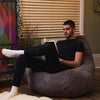 Highback Bean Bag Chair - Corduroy Fabric for Indoor Living Room