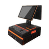 Cash Register POS System 15.6'' Touch Double Screen w/ Printer,Cash Drawer