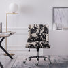 Desk Office Computer Gaming Velvet Armless PC Chair Swivel Height Adjustable NEW
