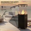 Outdoor Gas Patio Heater - 13kW Powerful Standing Propane Heater with Wheels
