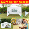 3X3 3X4M Outdoor Car Canopy Portable Cover Gazebo Garage Shelter Carport Tent UK