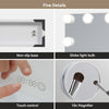 Hollywood Makeup Mirror Large Vanity Light Mirror with 15 Dimmable LED Bulbs
