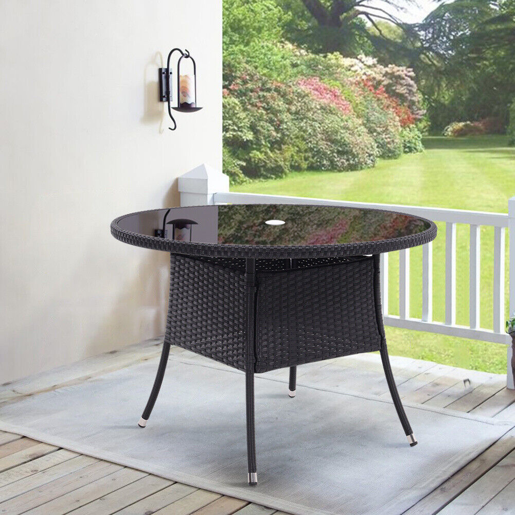Rattan Garden Furniture Sets 4/6 PCS Rattan Chairs and Table Balcony Bistro Set