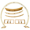 Oversize Large Round Wedding Arch Backdrop Stand Double Hoop Party Drapery Frame