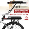 50kg Max Alloy Rear Bicycle Pannier Rack Carrier Bag Luggage Cycle Mountain Bike