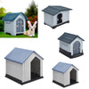Large Dog Kennel Pet House Weatherproof Indoor Outdoor Animal Shelter with Door