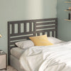 Camerina Bed Headboard Grey 146x4x100 Solid Wood Pine,Headboard for P0F4