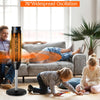 Oscillating Ceramic Tower Heater Indoor Portable Heater Fan w/Wireless Remote