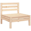 Swpsd Sofa Chairs Garden Sofa 3-Seater Solid Wood Pine Seats Patio U6T8