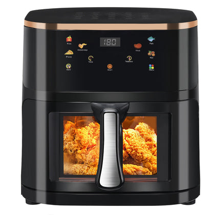 9L Air Fryer Digital Kitchen Oven Oil Free Low Fat Healthy Frying Cooker 6 IN1